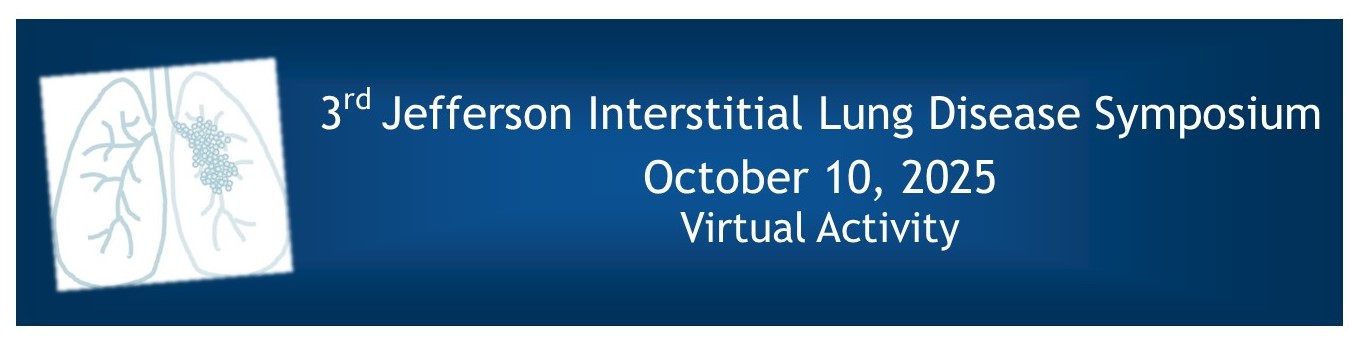  3rd Annual Jefferson ILD Symposium Banner